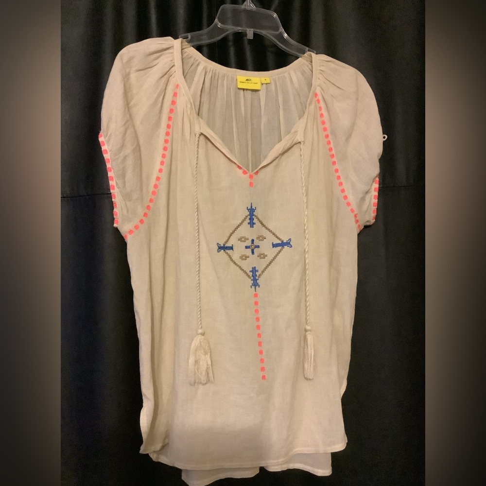 Roberta Roller Rabbit Top Cover up Size M